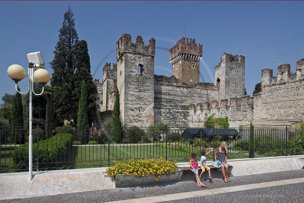 Lazise die Scaliger Burg, Lazise scaliger castle