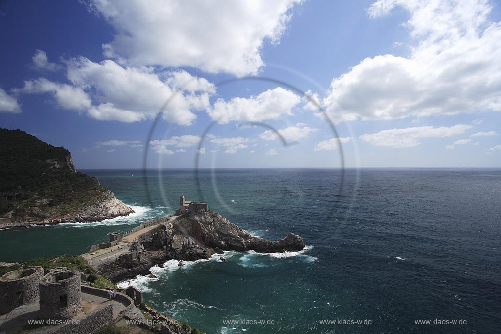 Porto Vernere, Kirche San Petro, Ligurien, Liguria 