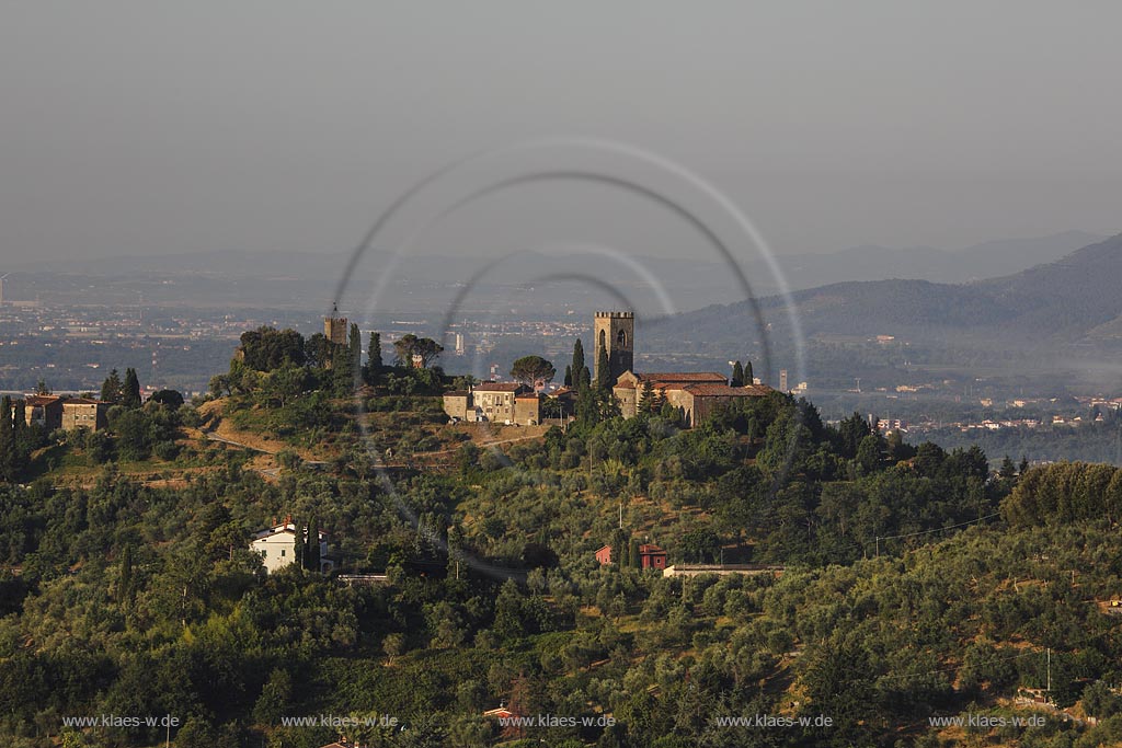 Buggiano, Blick auf Buggiano Castello; Buggiano, view to Buggiano Castello.