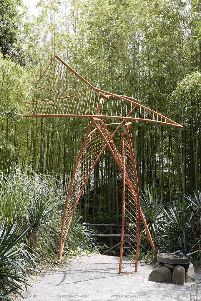 Collodi, Blick auf Statue im Pinoccio Park, Toskana, Tuscany