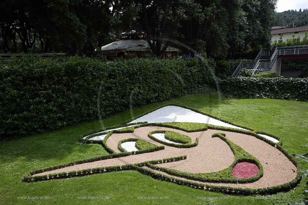Collodi, Blick auf Rasenbild von Pinoccio im Pinoccio Park, Toskana, Tuscany