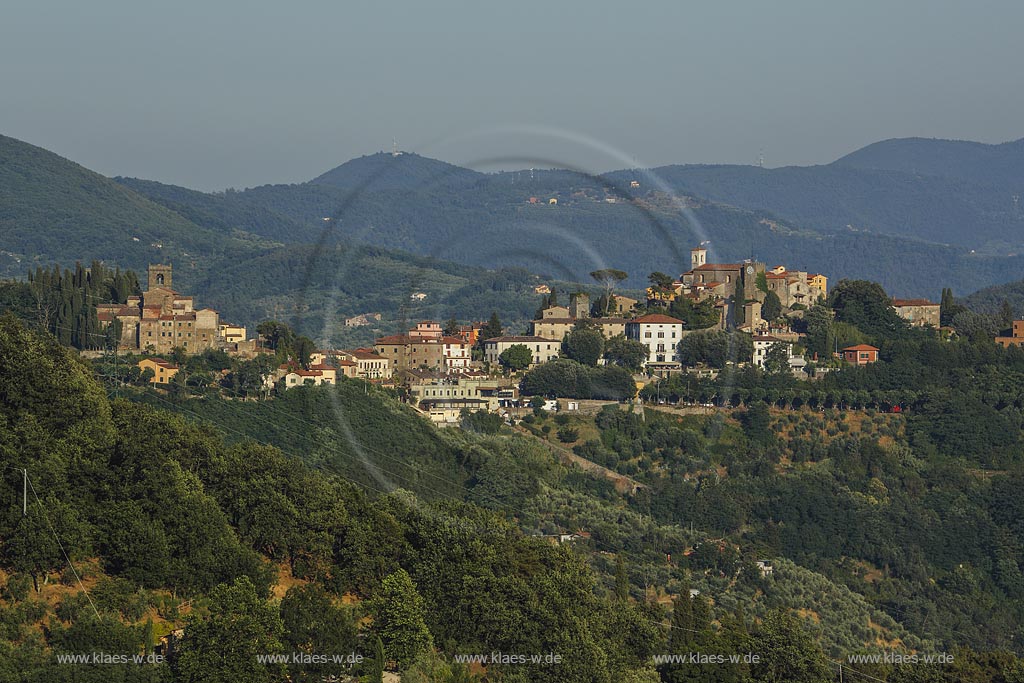 Blick auf Montecatini Alto; view to Montecantini Alto.