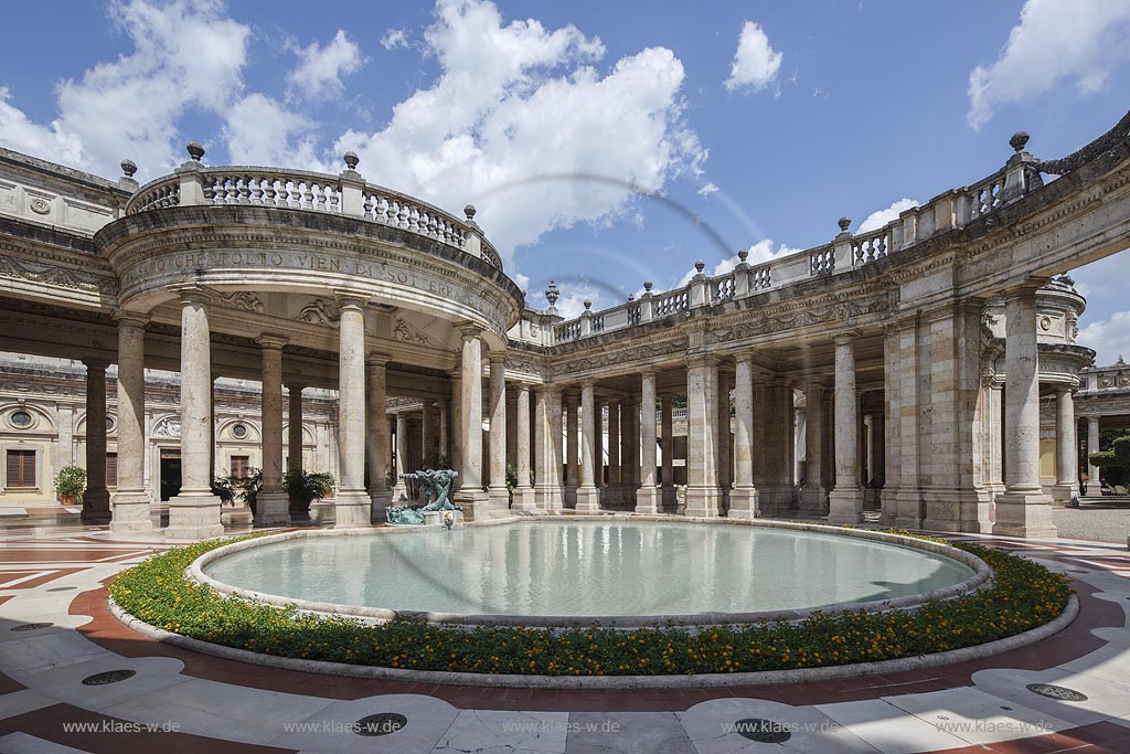 Montecatini Terme, Thermalbad Tettuccio; Montecatini Terme, thermal bath Tettuccio.