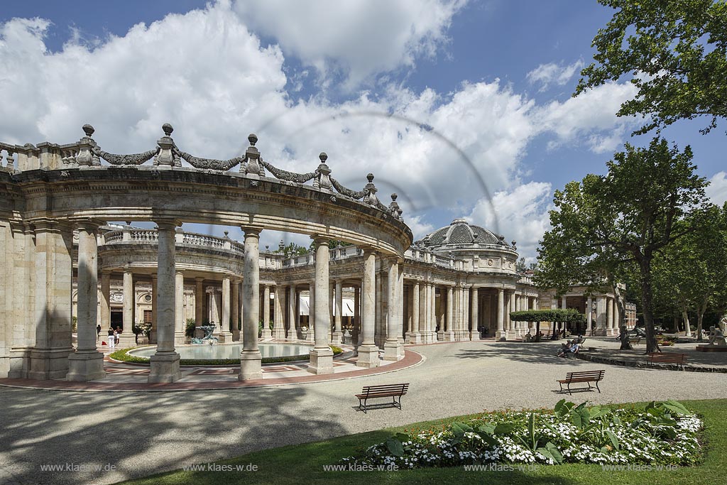 Montecatini Terme, Thermalbad Tettuccio; Montecatini Terme, thermal bath Tettuccio.