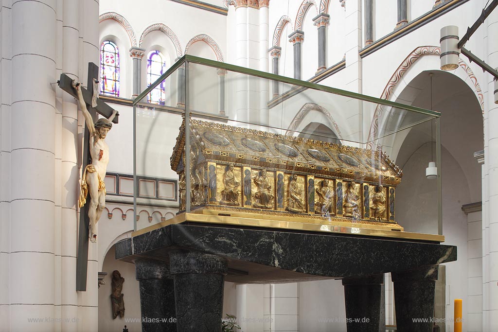  Koeln Deutz, St Heribert, Heribertschrein; Koeln Deutz, St Heribert, Heribertshrine