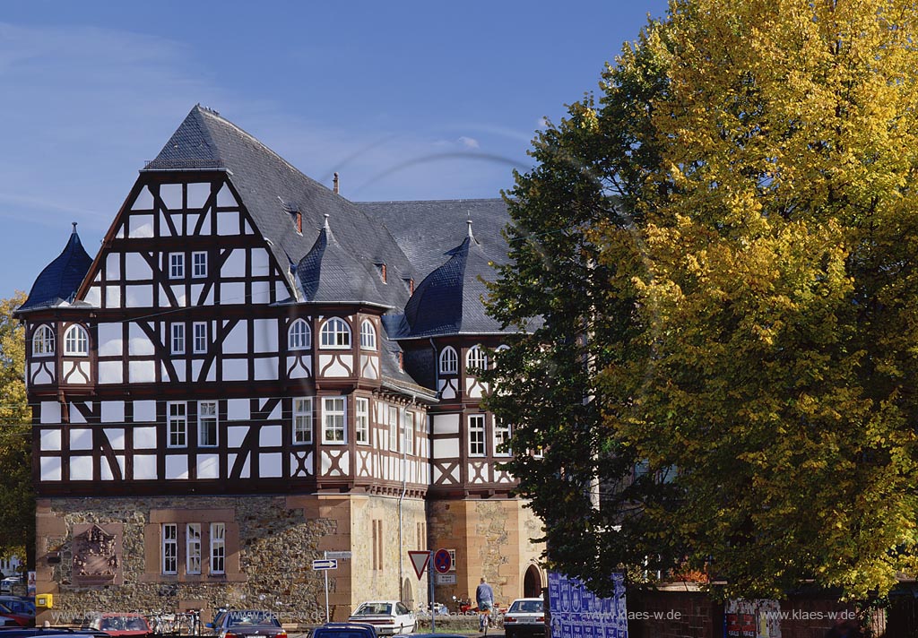 Gieen, Blick auf neues Schloss, Erbauer Landgraf Philipp, Hessen