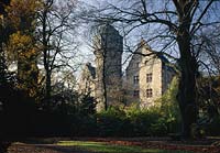 Gießen, Blick auf altes Schloß, Schloss Gießen, Landgräfliche, Landgraefliche Burg, Hessen