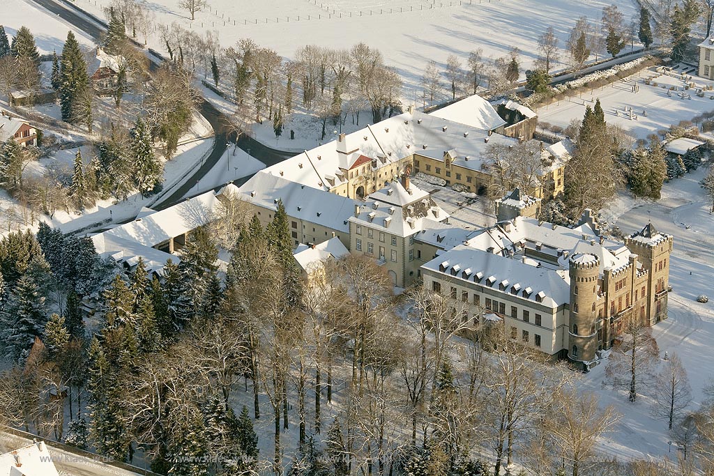 Luftbild, Herdringen,  Arnsberg, Nordrhein-Westfalen, Germany, Europa