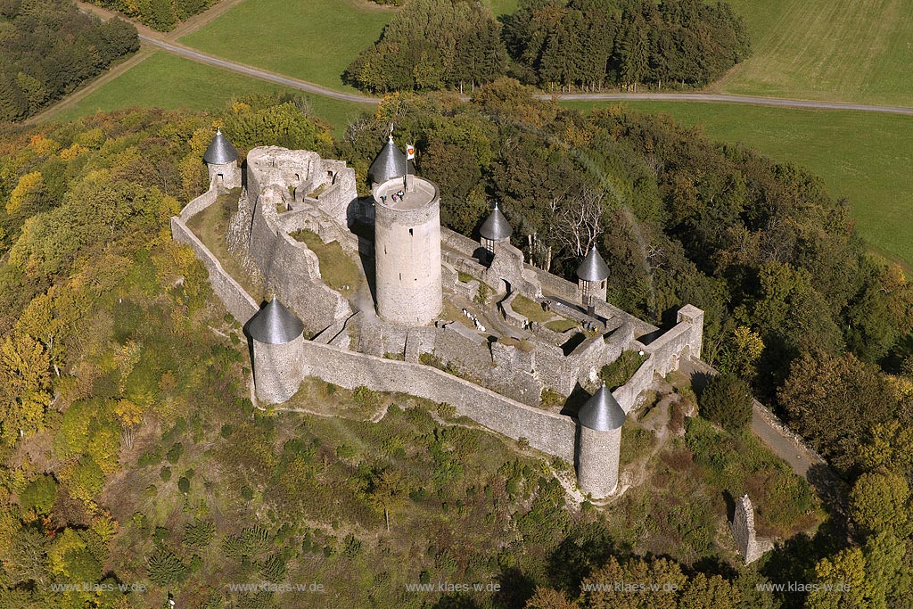 Ruine Nuerburg,  Nuerburg, Eifel, Rheinland-Pfalz, Germany, Europa