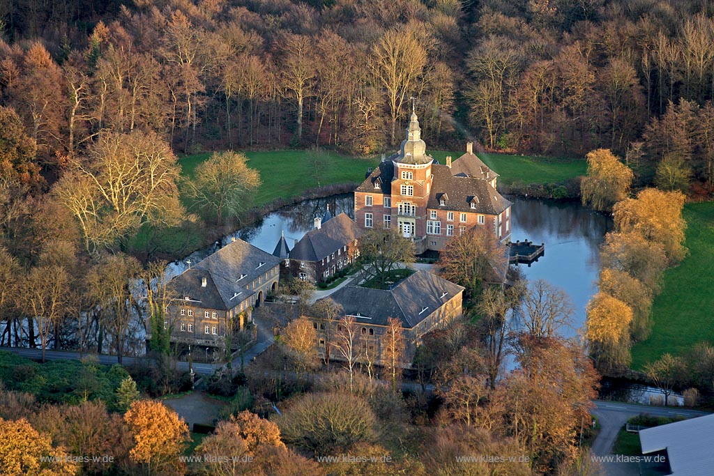 Luftbild, , Wasserschlo√ Vinnum,  Olfen, Muensterland , Nordrhein-Westfalen, Deutschland, Europa