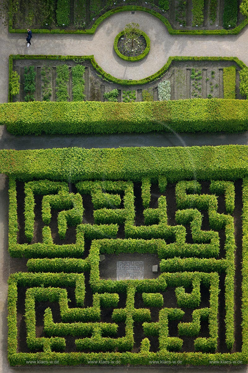 Labyrinthgarten    , Buer ,  Gelsenkirchen, Ruhrgebiet, NRW, Nordrhein-Westfalen, Deutschland, Europa