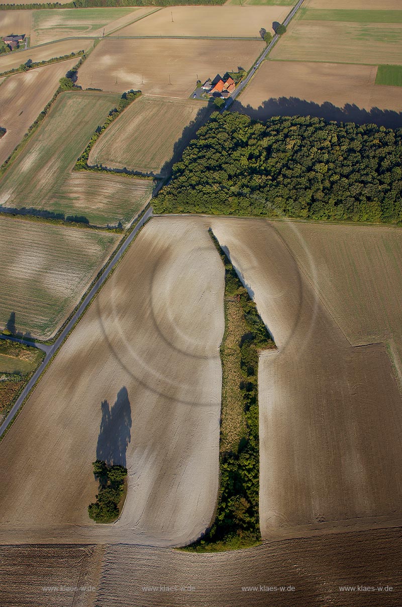 Acker Feld zwischen Hamm und Walstedde mit einer Eins,  Herrenstein, Hamm, Ruhrgebiet Mnsterland, Nordrhein-Westfalen, Deutschland, Europa