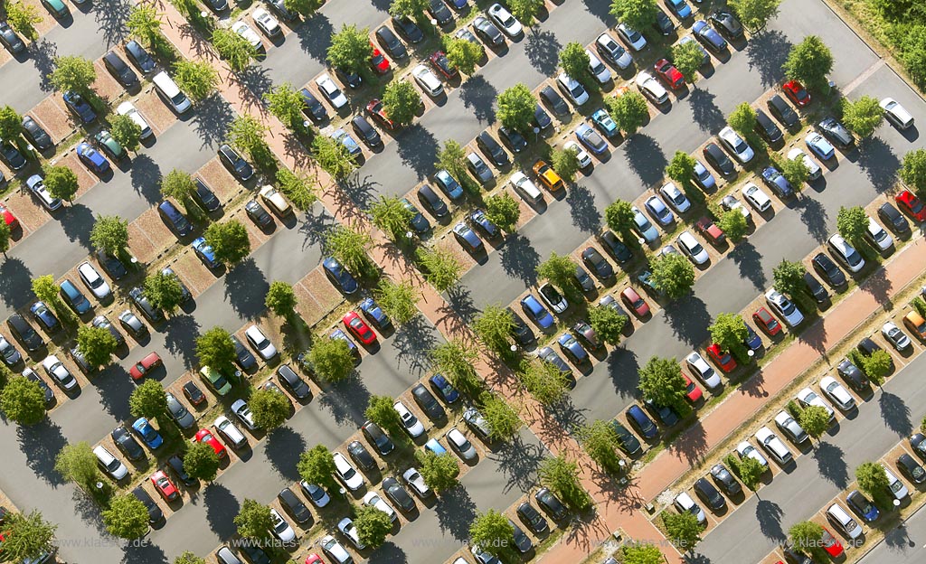 Luftbild, Parkplatz OLG Hamm,PKW, Pendlerparkplatz,   Hamm, Ruhrgebiet, Nordrhein-Westfalen, Germany, Europa
