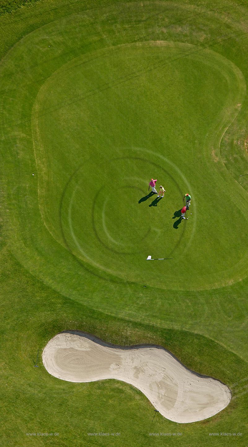Neviges Golfplatz Kuhlendahl,  Velbert, Ruhrgebiet, NRW, Nordrhein-Westfalen, Deutschland, Europa  