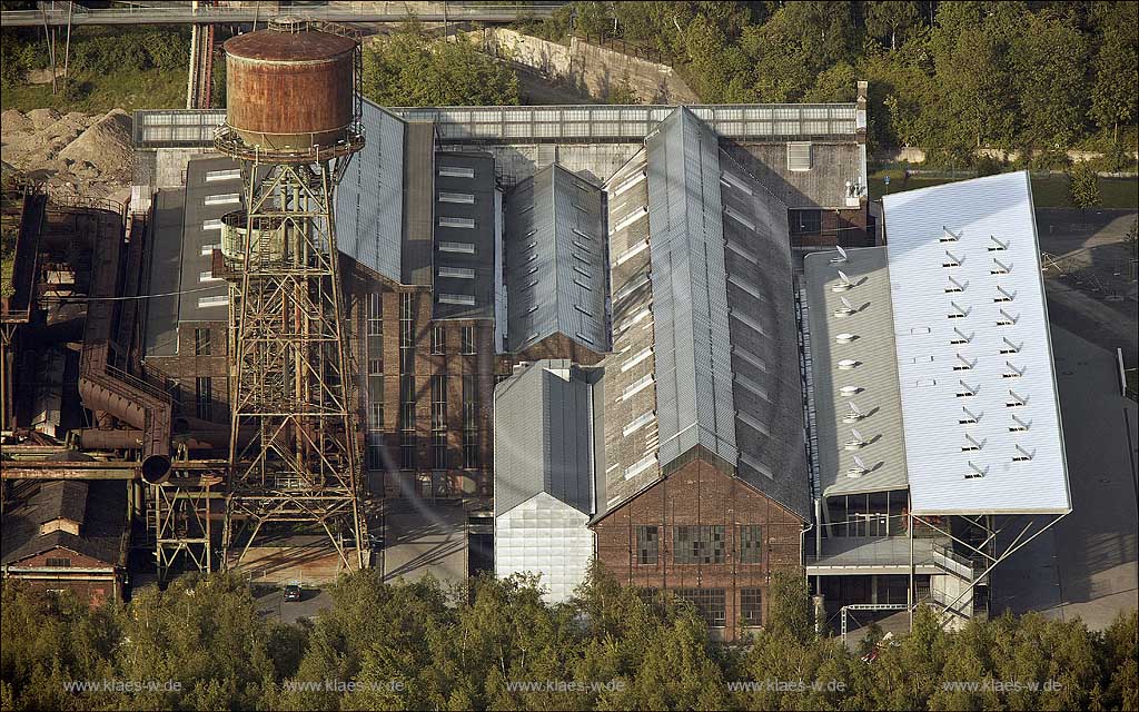 DEU, Deutschland, Luftbildfotografie, Ruhrgebiet, Bochum, Innenstadt West, Jahrhunderthalle | DEU, Germany, aerial picture photography, ruhr area, Bochum: Jahrhunderthalle 