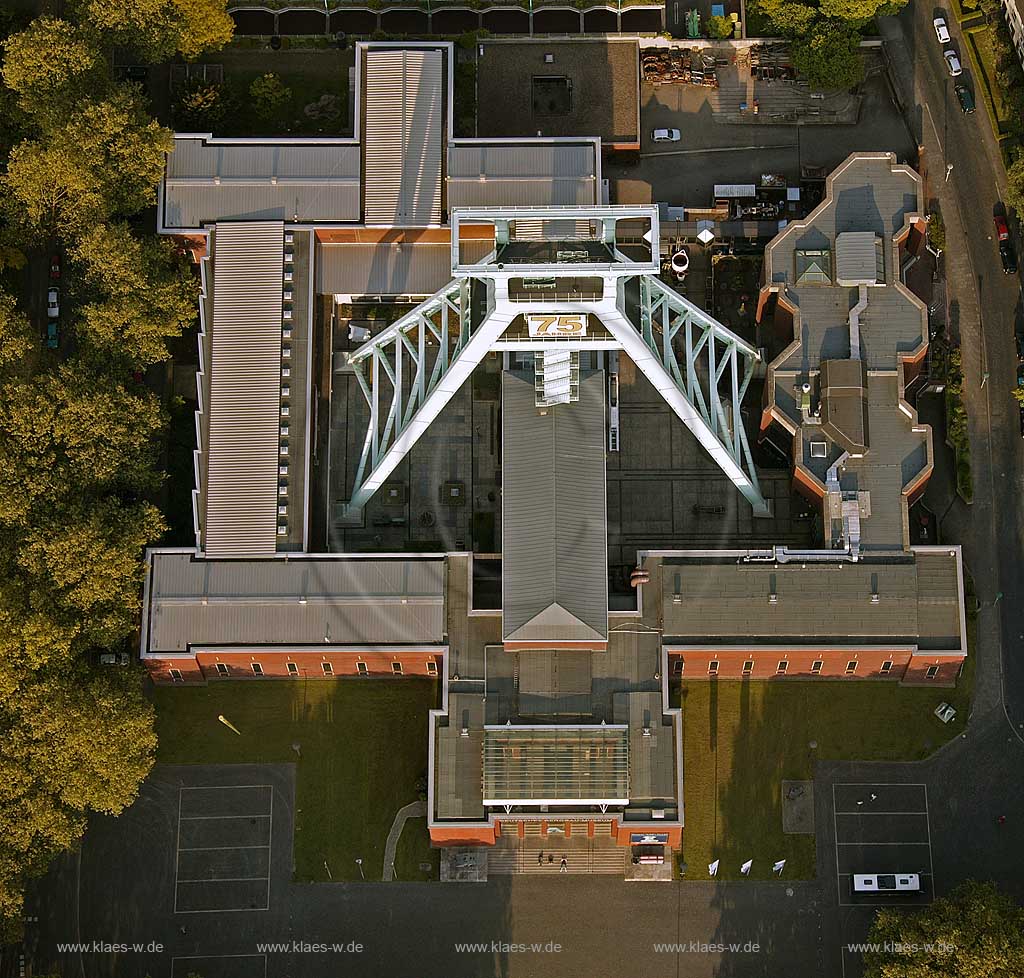 DEU, Deutschland, Luftbildfotografie, Ruhrgebiet, Bochum, Bergbaumuseum | DEU, Germany, aerial picture photography, ruhr area, Bochum: coal mining museum 