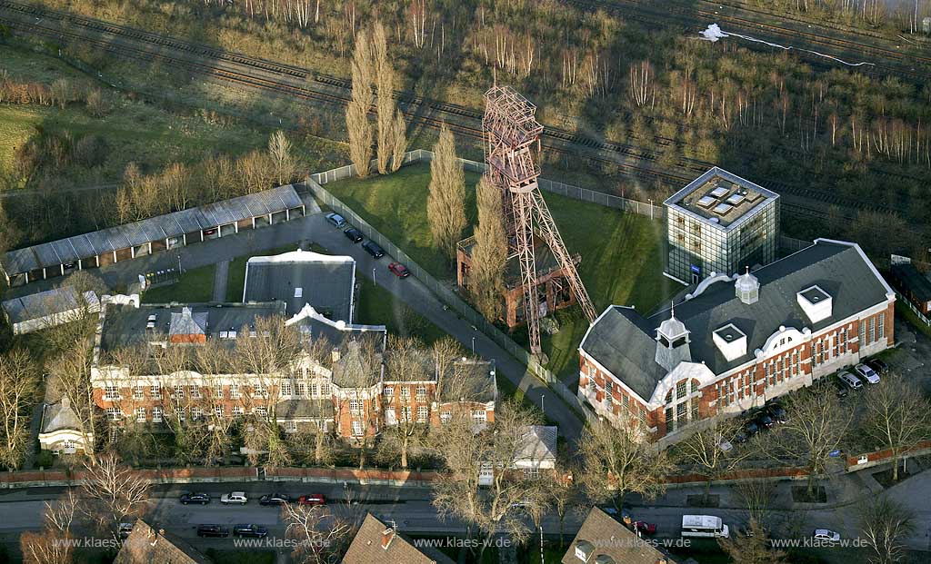 DEU, Deutschland, Luftbildfotografie: Gelsenkirchen, Galerie Architektur und Arbeit | DEU, Germany, aerial photography: Gelsenkirchen, gallery architecture and work, former coal mine area 