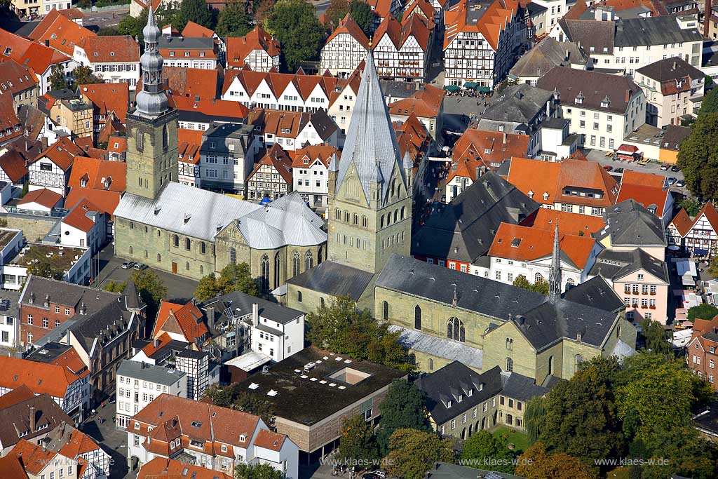 Dom St. Patrokli und Kirche St. Petri, Soest, Nordrhein-Westfalen, Deutschland, Europa