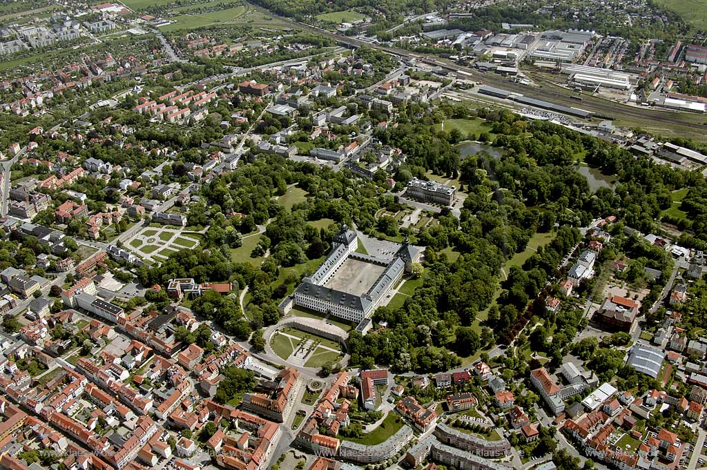 DEU, Deutschland, Luftbildfotografie: Thueringen, Gotha 