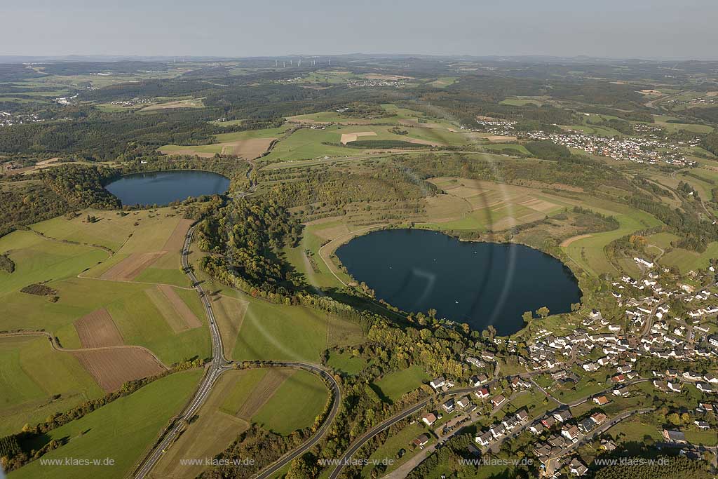 Maare, Daun,  Schalkenmehren, Eifel, Rheinland-Pfalz, Germany, Europa