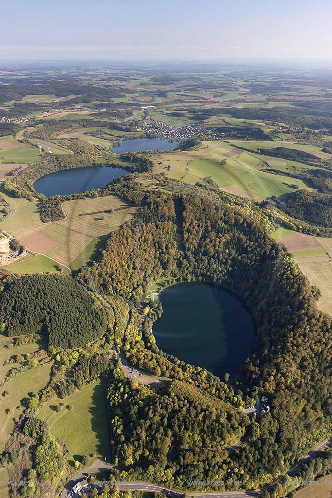 Maare, Daun,  Daun, Eifel, Rheinland-Pfalz, Germany, Europa