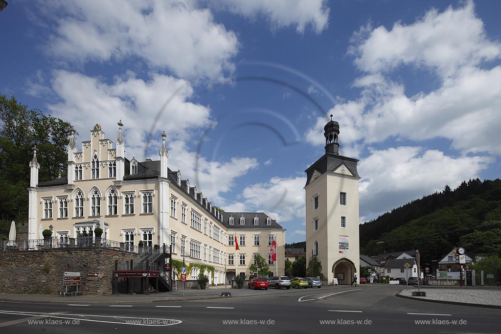 Bendorf-Sayn,  Schloss Sayn, Barockbau aus dem Jahr 1757; Bendorf-Sayn, baroque building from anno 1757