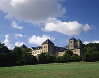 Billerbeck, Kreis Coesfeld, Mnster, Muenster, Mnsterland, Muensterland, Blick auf Benediktinerabtei, Abtei Gerleve