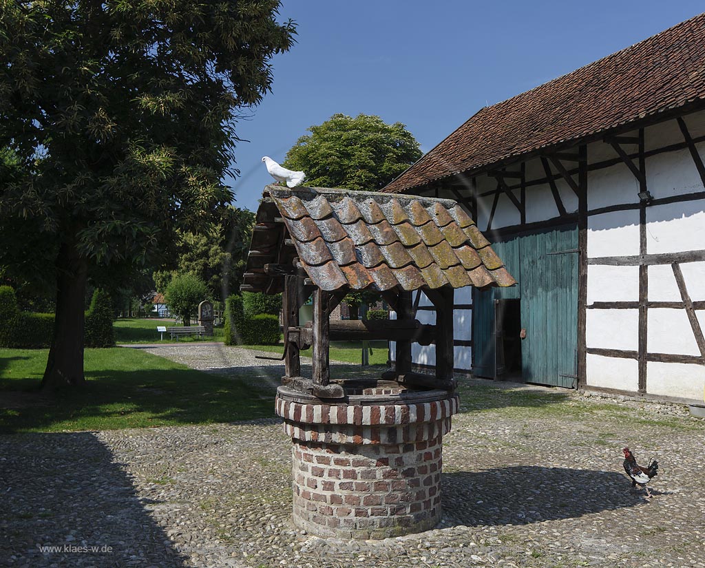 Grefrath, Niederrheinisches Freilichtmuseum, "Hofanlage Rasseln"; Grefrath, museum Niederrheinisches Freilichtmuseum, yard "Hofanlage Rasseln".
