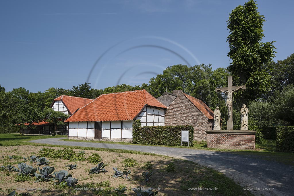 Grefrath, Niederrheinisches Freilichtmuseum, "Hofanlage Waldniel"; Grefrath, museum Niederrheinisches Freilichtmuseum, yard "Hofanlage Waldniel".