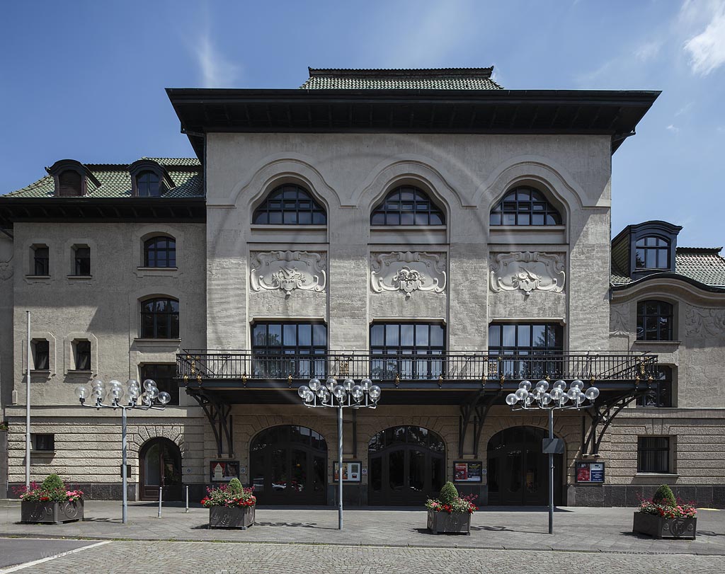 Moenchengladbach, Kaiser-Friedrich-Halle, sie wurde zwischen 1901 und 1903 im Jugendstil erbaut; Moenchengladbach, event hall Kaiser Friedrich-Halle.