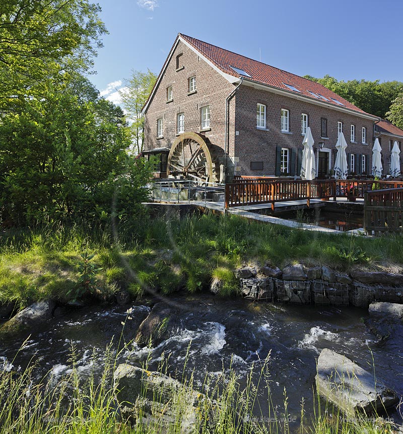 Schwalmtal-Luettelforst, Luettelforster Wassermuehle; Schwalmtal-Luettelforst, Luettelforster water mill.