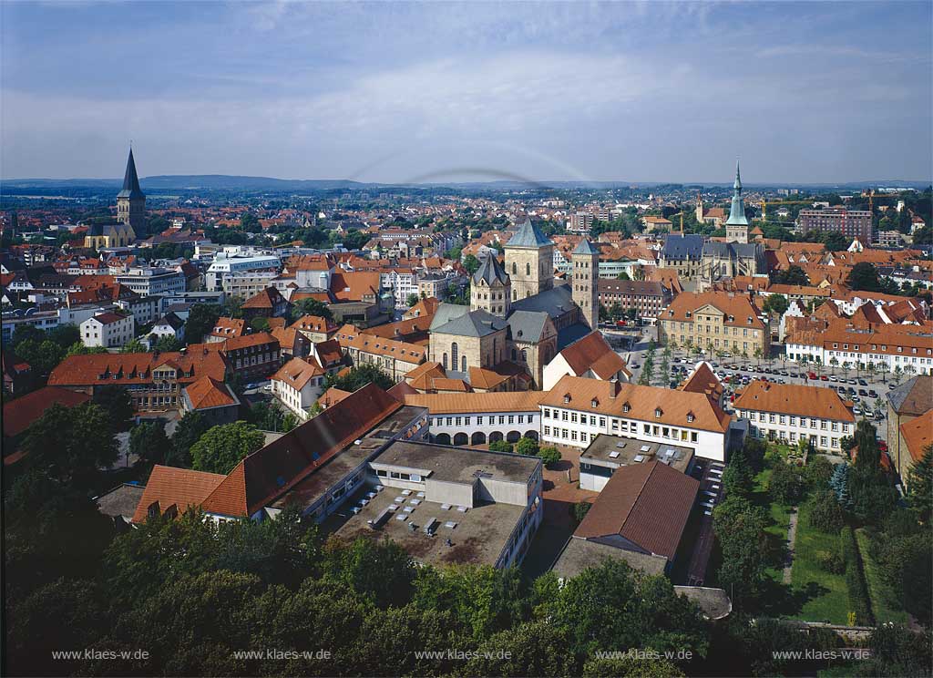 Osnabrck, Osnabrueck, Niedersachsen, Panoramablick auf die Stadt