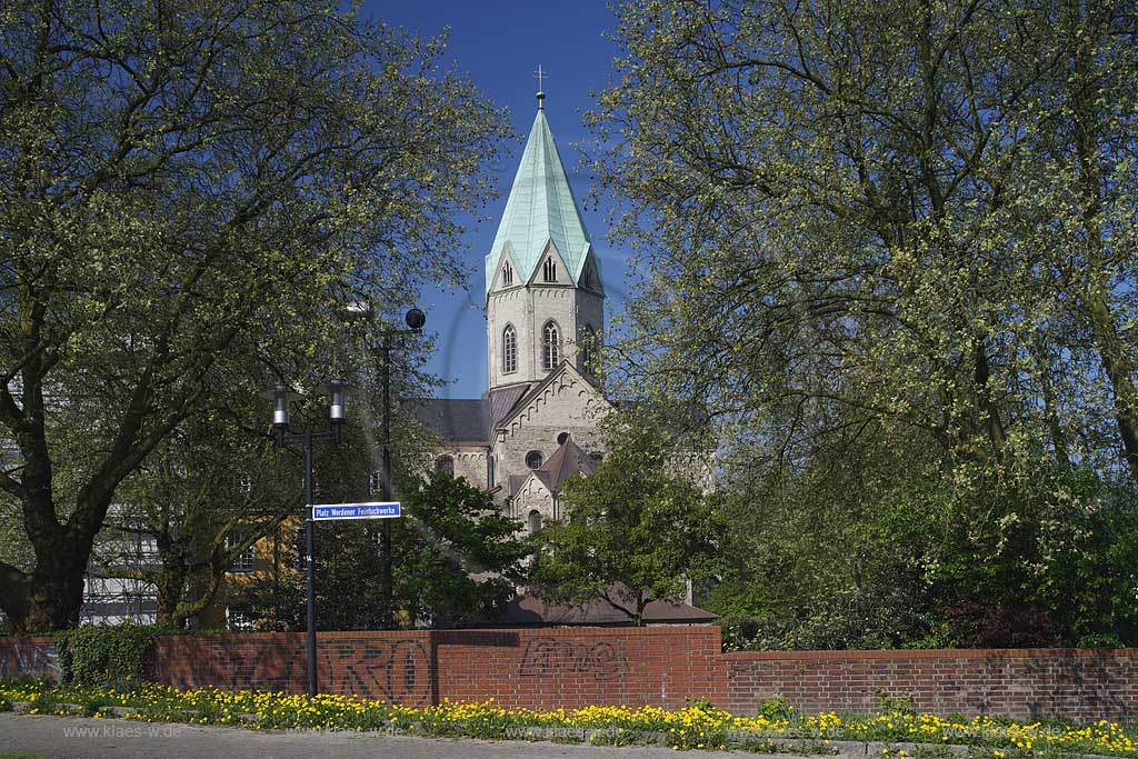 Essen Werden, ehemalige Abteikirche Sankt Ludgerus; Ancient abbey churg St. Ludgerus