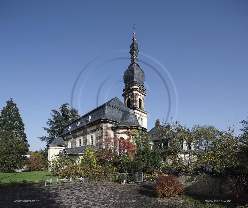 Blieskastel, neobarocke evangelische Kirche Auf der Agd; Blieskastel, neobaroque evangelic church Auf der Agd. 