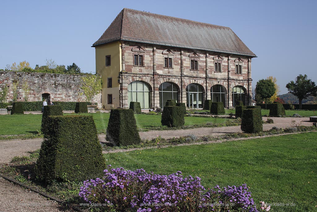 Blieskastel, Blick auf die Orangerie; Blieskastel, view to the  orangery.