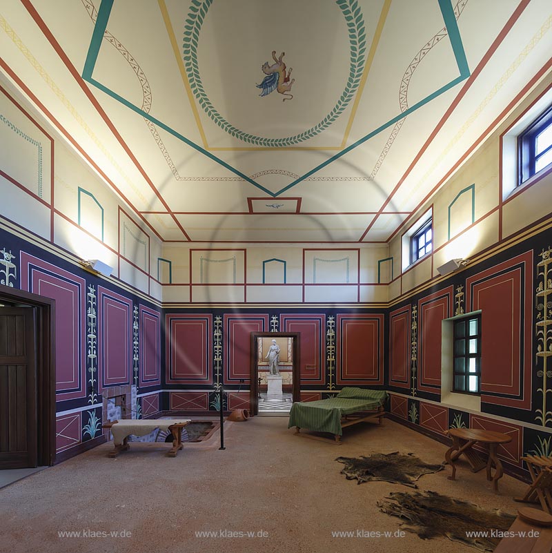 Gemeinde Perl Villa Borg Innenansicht auf den Ruheraum der Villa ; interior view to the rest room 