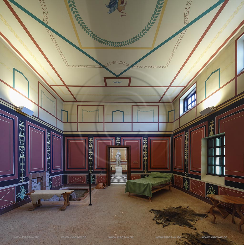 Gemeinde Perl Villa Borg Innenansicht auf den Ruheraum der Villa ; interior view to the rest room 