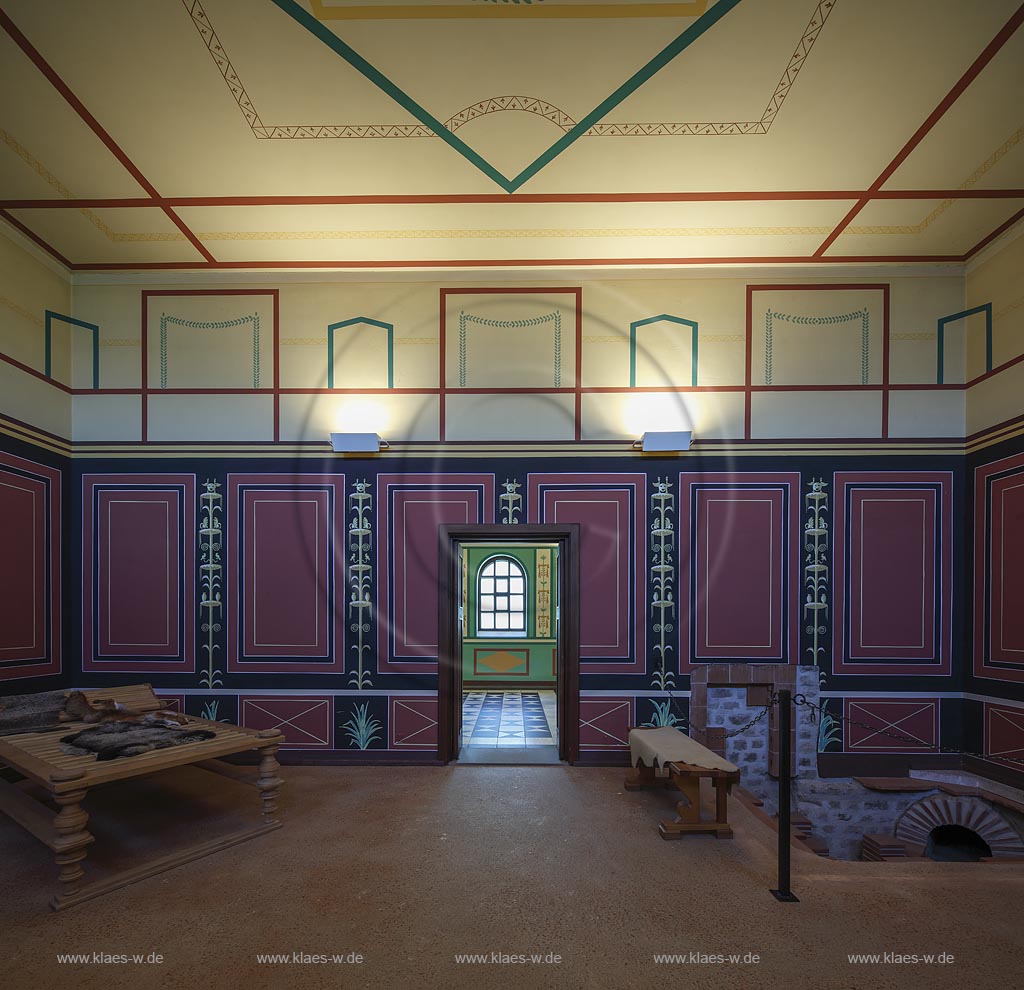 Gemeinde Perl Villa Borg Innenansicht auf den Ruheraum der Villa ; interior view to the rest room 