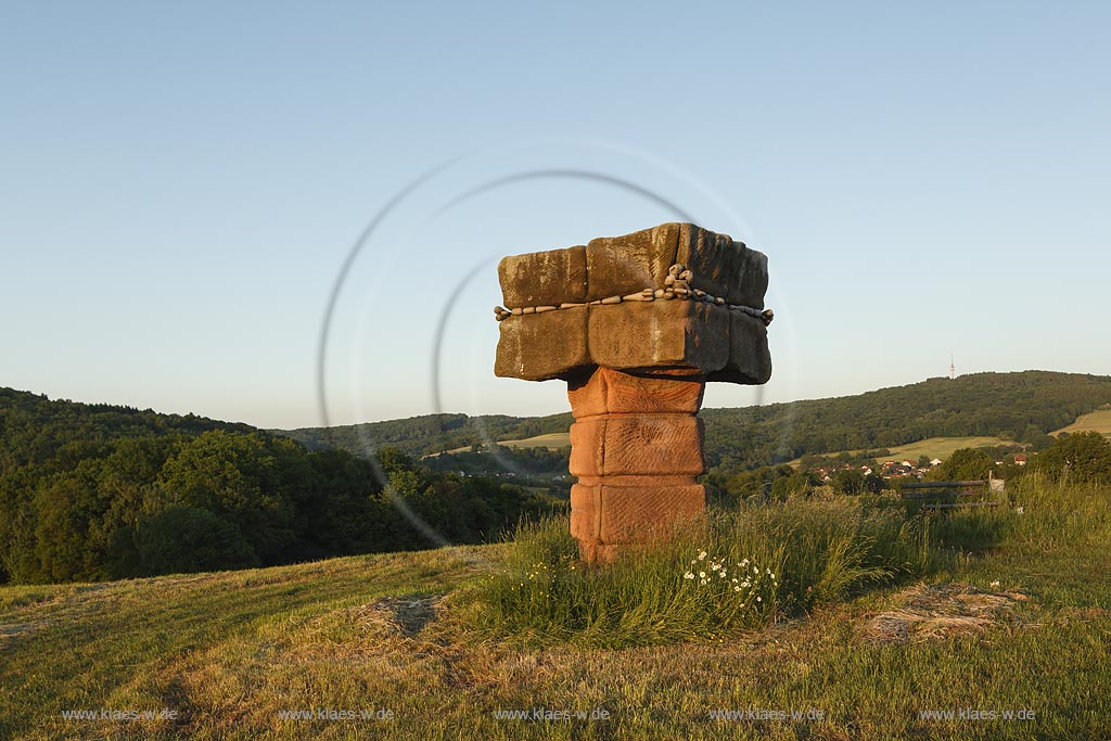 St. Wendel, Skulpturenfeld "Strasse der Skulpturen"; St. Wendel, field of sculptures "Strasse der Skulpturen".