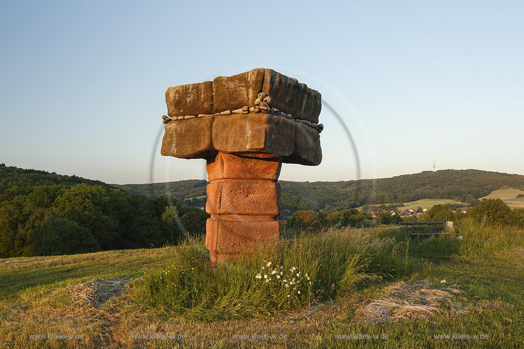 St. Wendel, Skulpturenfeld "Strasse der Skulpturen"; St. Wendel, field of sculptures "Strasse der Skulpturen".