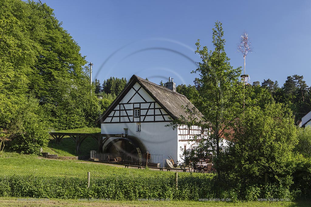 Tholey Theley, Johann-Adams-Muehle, alte Muehle mit Landgasthof ; Tholey Theley, mill Johann-Adams-Muehle, old mill with country guest house.