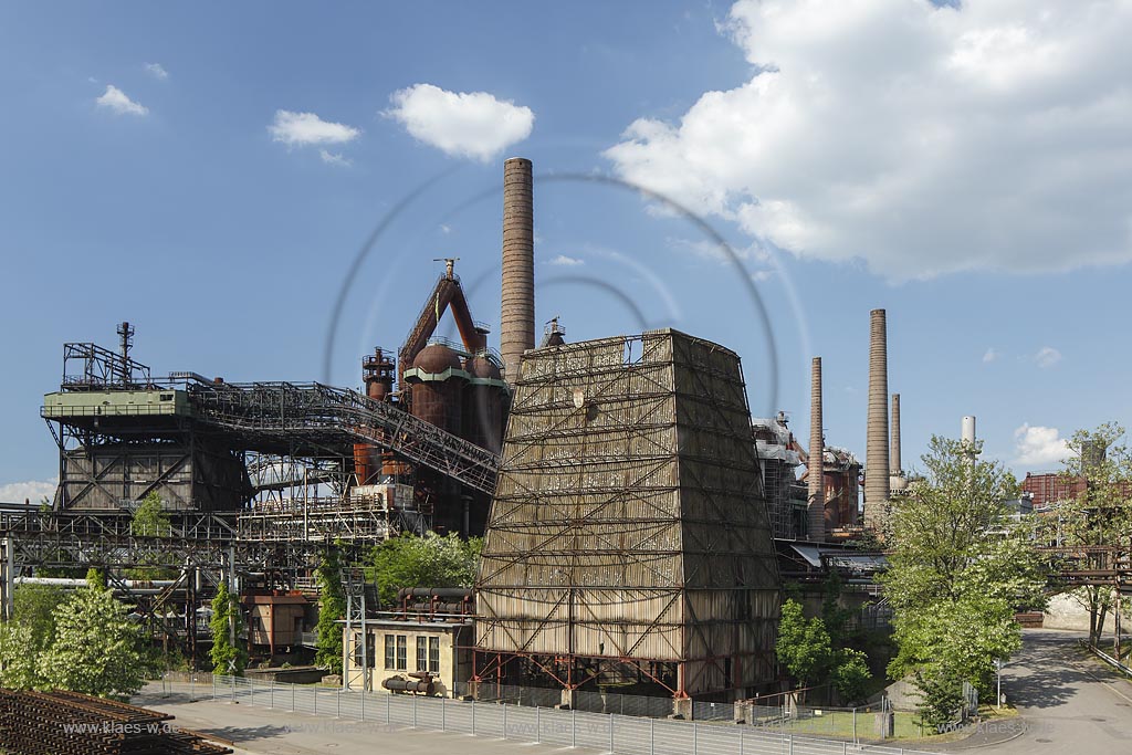 Voelklingen, Weltkulturerbe "Voelklinger Huette", Europaeisches Zentrum fuer Kunst und Industriekultur; Voelklingen, world cultural heritage Voelklinger Huette.