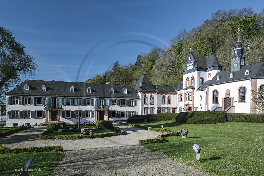 Wadern Schloss Dagstuhl 1760 am Fu der alten Dagstuhler Burg erbaut; Wadern Castle Dagstuhl was build 1760