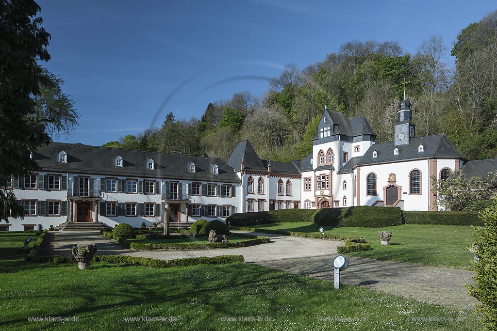 Wadern Schloss Dagstuhl 1760 am Fu der alten Dagstuhler Burg erbaut; Wadern Castle Dagstuhl was build 1760