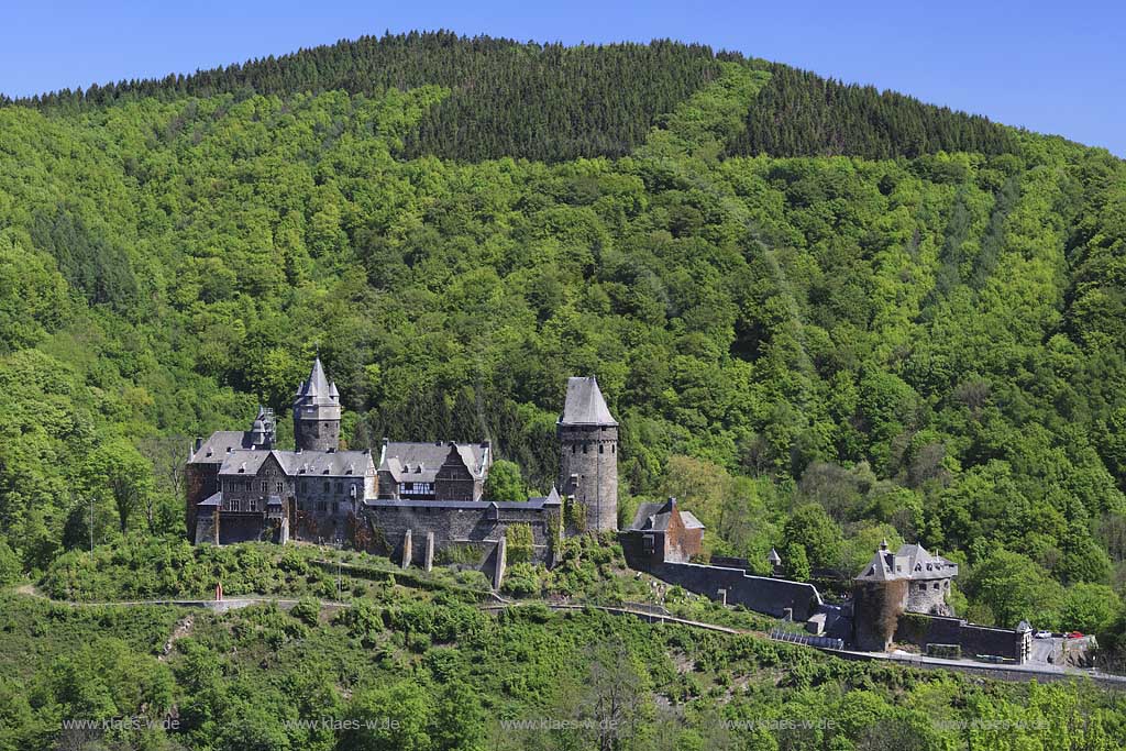 Altena, Blick auf Burg und Landschaft, Sauerland