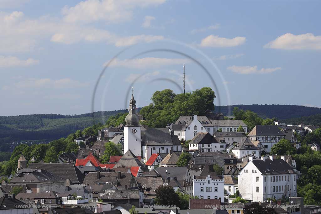 Arnsberg, Blick zur Stadt, Sauerland