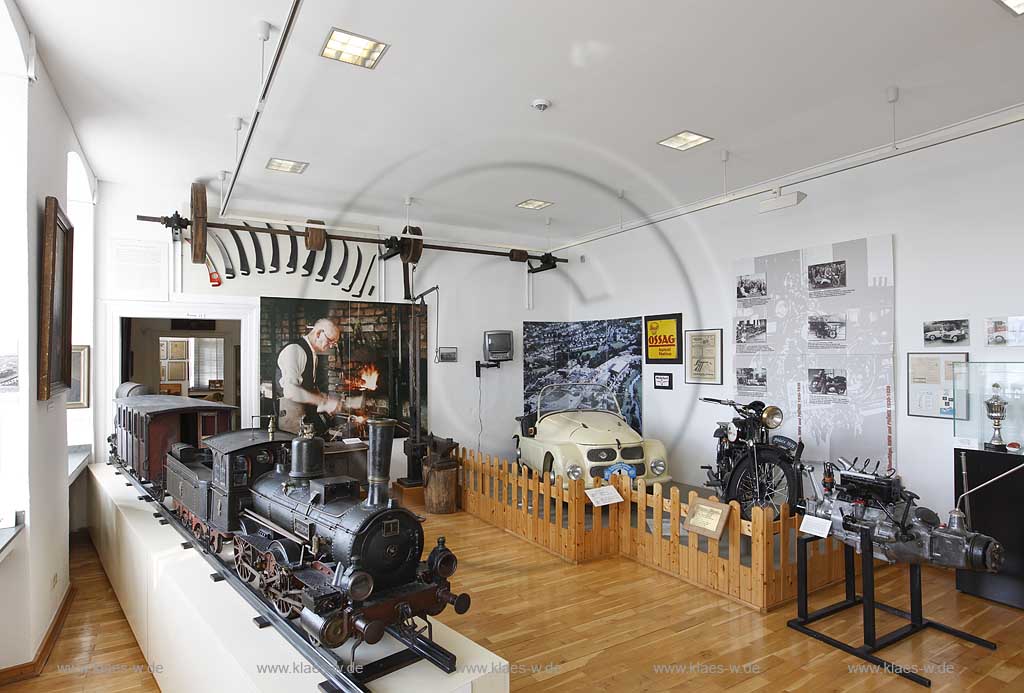 Arnsberg Innenaufnahme im Sauerland Museum mit der Dauerausstellung verschiedene raeume; Internal view into Sauerlan mueum of Arnsberg with the permanten exhibition