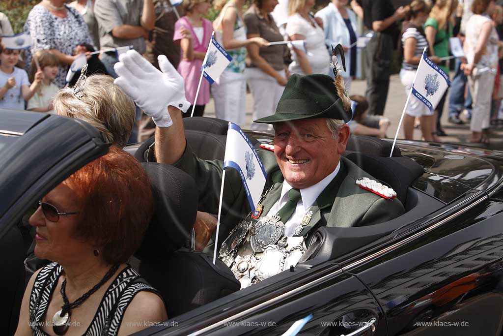 Neheim, Huesten, Hsten, Schuetzenfest, Schtzenfest, Blick auf Festzug, Hochsauerlandkreis, Sauerland