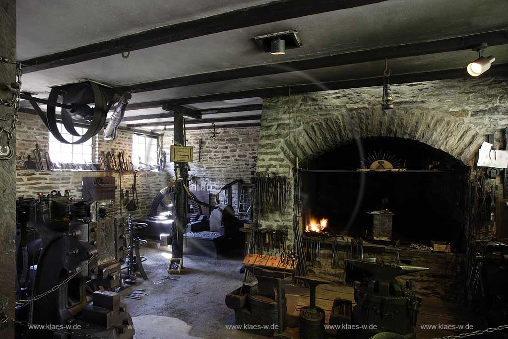 Hagen, Westflisches, Westfaehlisches Landesmuseum fr, fuer Handwerk und Technik, Blick ins Hammerwerk