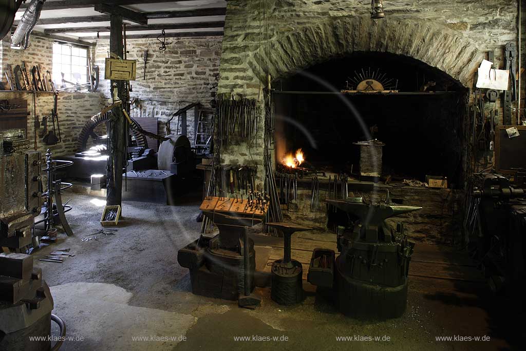 Hagen, Westflisches, Westfaehlisches Landesmuseum fr, fuer Handwerk und Technik, Blick ins Hammerwerk